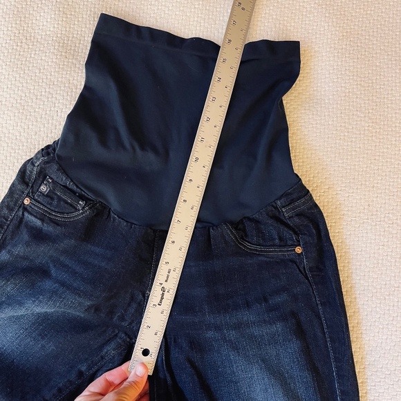 Maternity Pregnancy AG Adriano Goldschmied Dark Blue Jeans - Picture 10 of 12
